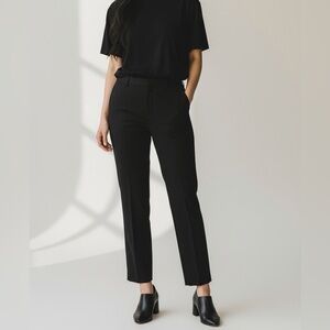 Brooks Brothers 346 Black Natalie Fit Ankle Dress Trousers- Size 16